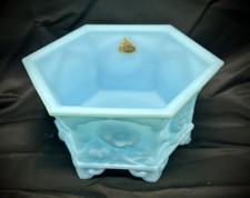 Vintage Fenton Verlys Blue
