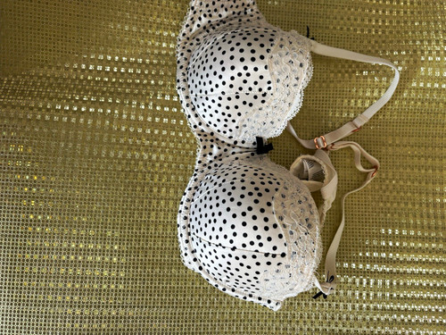 White polka dot lace - white,