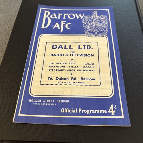 Barrow southport 1962 - southport,