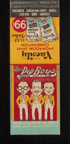 1940s pep boys varsity - pep, wax