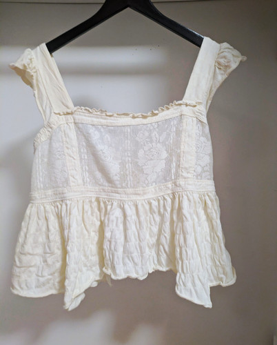 Kimchi blue ivory - blue, lace