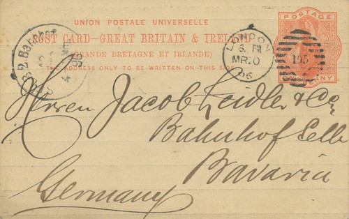 1896 1d orangered - gb,