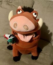 Vintage Disney Plush Pumbaa 15” With Bugs The Lion King Walt Disney Soft Toy
