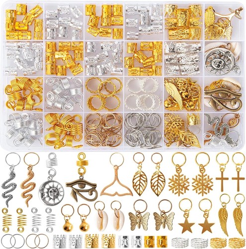 201pcs hair beads - beads, dreadlocks