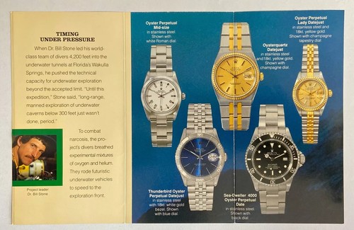 Rolex brochure 1990s - rolex,