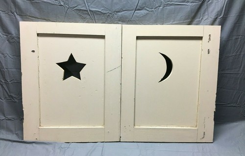 Antique wood shutters door - antique,
