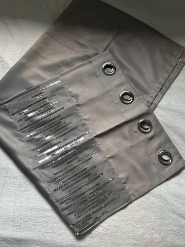 Grey faux silk beautiful - grey,