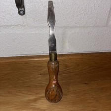 Vintage Marples & Sons Shamrock Screwdriver Wooden Handle Small