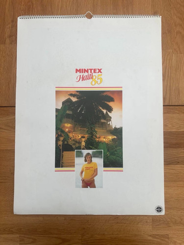 Vintage mintex 1985 calendar - mintex,