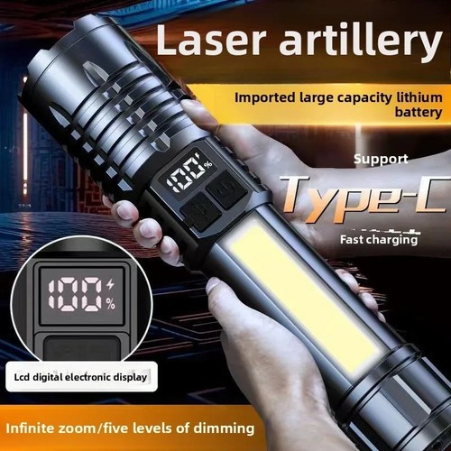 High power led flashlight - high,