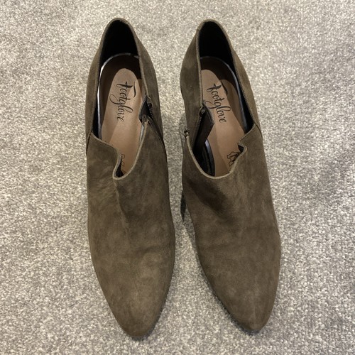 Footglove brown suede - m,