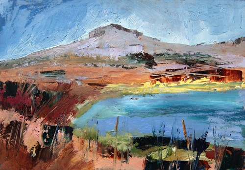 Elizabetha fox landscape oil - fox,,