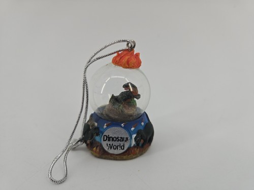 Dinosaur world snow globe - world,