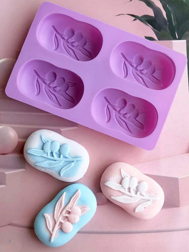 Cavity soap mould olive - mould, tree