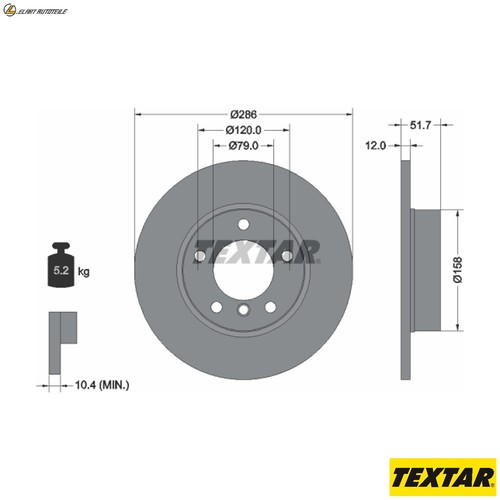 Brake discs 92055503 - brake,