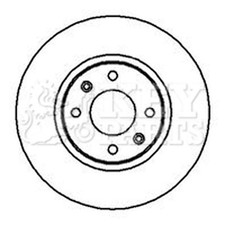 2x Brake Discs Vented For Peugeot 406 2.0 HDi 110 Key Parts Front 4249J1 4246R7