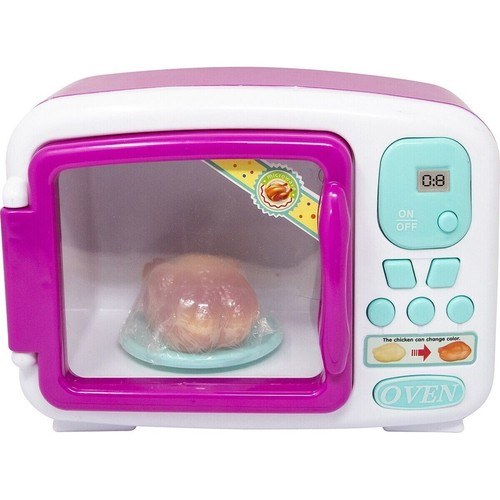 Kids mini microwave play set - microwave,