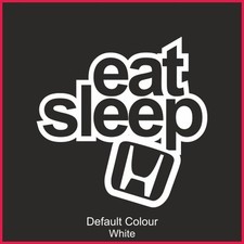 Eat Sleep Honda Decal,Vinyl