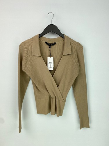 Lipsy beige plain - plain, v-neck