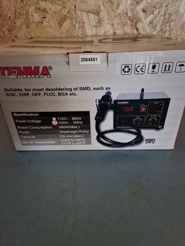 Tenma hot air desoldering - hot,