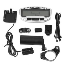 Waterproof Bike Digital LCD Computer Odometer Speedometer Velometer Auto