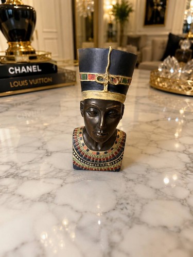 Vintage nefertiti bust statue - vintage,