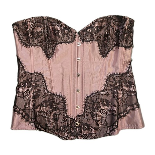 Adore pink corset black - pink,