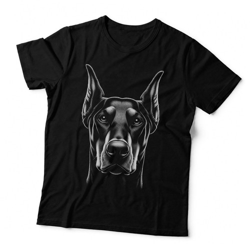 Proud doberman head - proud,