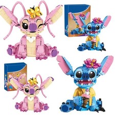 Stitch Ice Cream Building Blocks Cartoon Cute Children Puzzle Assembly Toys