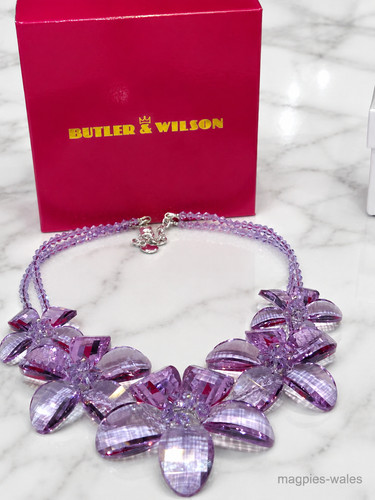 Vintage butler wilson lilac - butler,