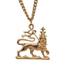 Lion of Judah Gold Pendant 9k
