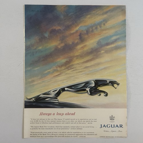 Jaguar hood ornament magazine - hood,