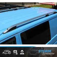 FOR VW TRANSPORTER T5 T5.1 T6 T6.1 2003-2024 SWB ALUMINIUM ROOF BARS IN SILVER