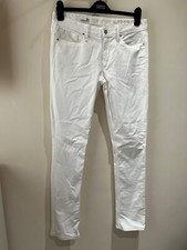 Gap Jeans Size 10 White Denim Always Skinny Mis Rise Casual Summer