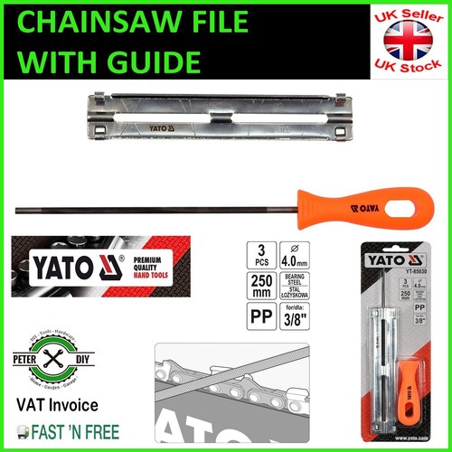 Chainsaw file with guide - file,