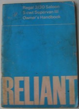 Reliant Regal 3/30 Saloon &
