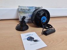Mitchell HX-T9709E 12V 6INCH Vehicle Bladeless Fan–Quiet & Portable Car Cooling