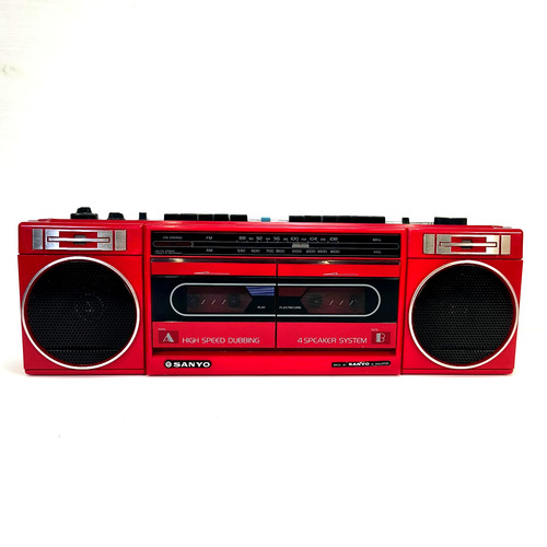Sanyo red mw703f stereo - sanyo,
