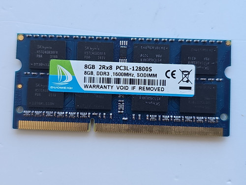 8gb ddr3l 1600mhz - 8gb, pc3l-12800s