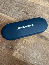 Star Wars Kids Blue Glasses Case Hardcover Clamshell Design Storm Trooper Logo
