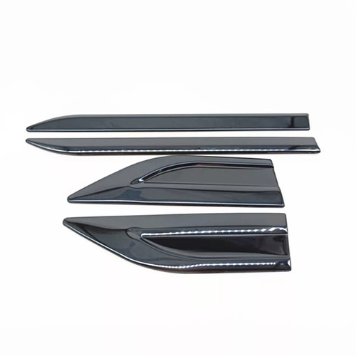 Black polished air vent fender - vent,