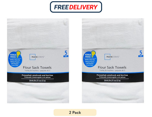 Mainstays white flour sack - mainstays,