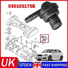 Engine Breather Hose One Way Valve 030103175B For AUDI A1 8X A3 8P 1.2 1.4 TSI