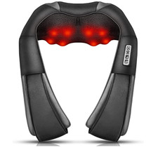 Neck Massager, Deep Tissue 3D Kneading Shiatsu Massager for Neck, Back, Shoulder