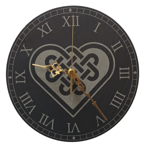 Genuine welsh slate wall clock - wall,