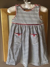 Darcy Brown dress and nics! - black and white 100% cotton - age 18 months