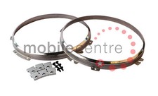 Land Rover Defender 90 110 130 stainless headlight mounting rim bezel ring kit