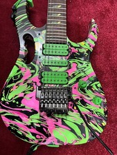 Ibanez Universe JEM UV77MC Swirl Passion And Warfare Replica Steve Vai 7 String