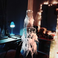 Large White Dream Catcher
