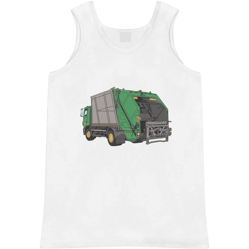 Green refuse lorry adult - refuse, lorry'